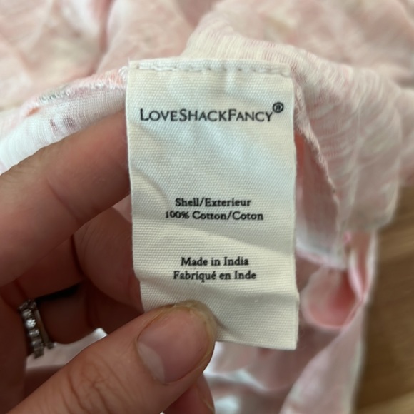 NWT LOVESHACKFANCY - CHESSIE MAXI DRESS - BALLET PINK - Picture 9 of 9